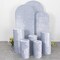 5 Cylinder Pedestal Crushed Velvet Display STAND COVERS